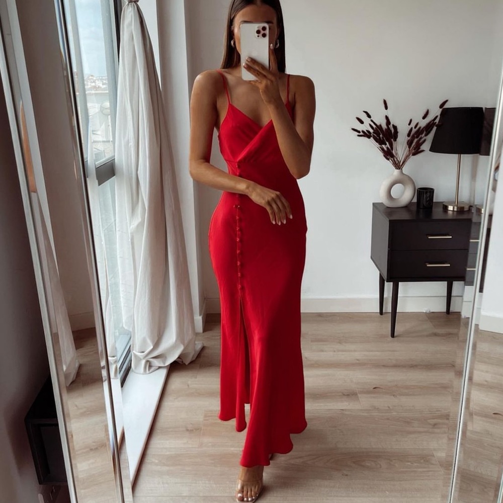 Zara Satin Lingerie style dress